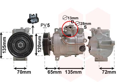 VAN WEZEL Kompressor,kliimaseade 3001K701